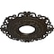 Ekena Millwork Orrington Ceiling Medallion (Fits Canopies up to 6 1/4"), 22"OD x 6 1/4"ID x 1 3/4"P, Stone Hearth CM22ORSHF - alternate 2